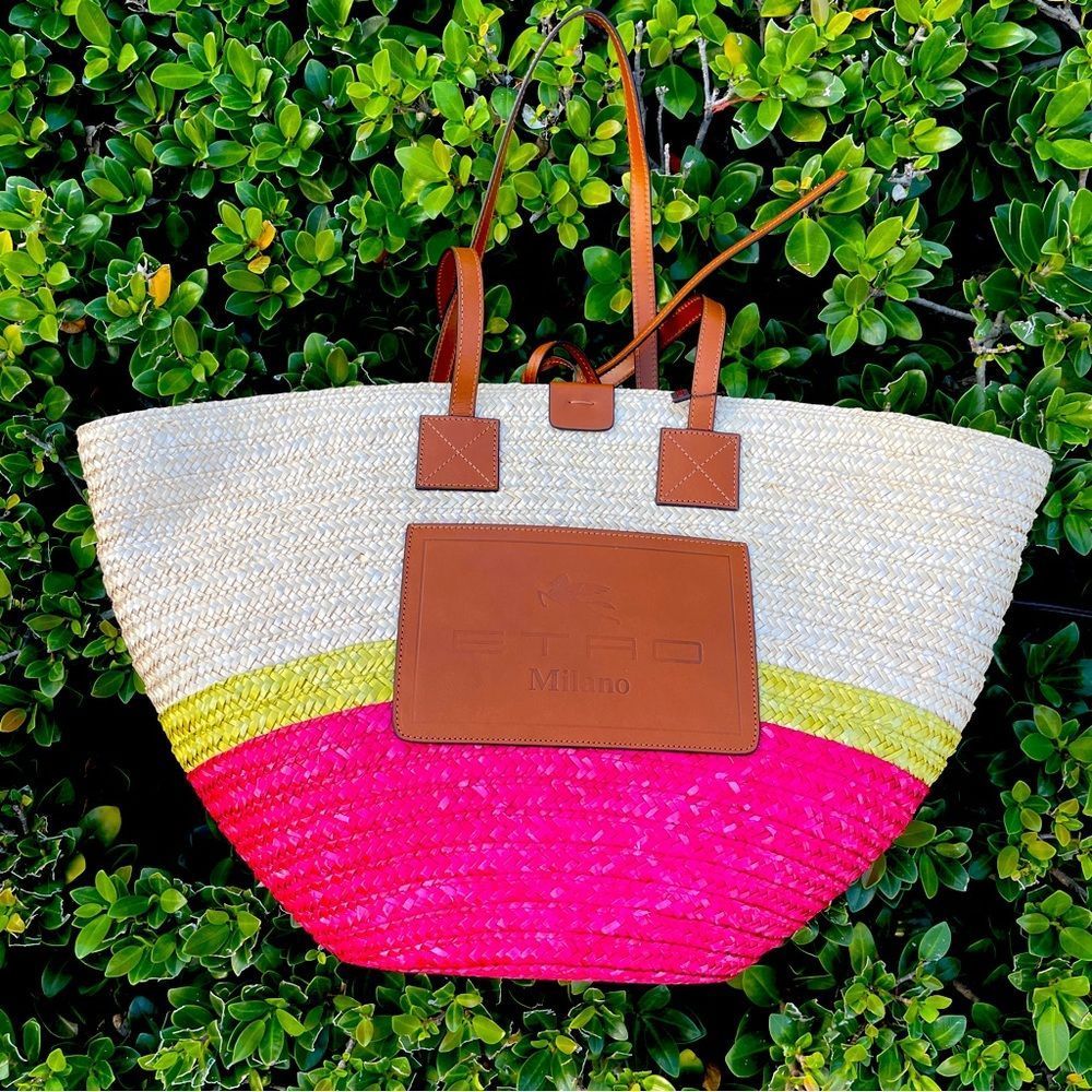 NEW ETRO BAG Tote Beach bag shopper - Picture 2 of 5